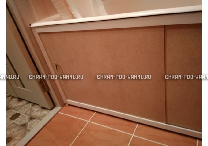 Раздвижной экран EUROPLEX Комфорт бежевый – купить по цене 6750 руб. в интернет-магазине в городе Пенза картинка 2