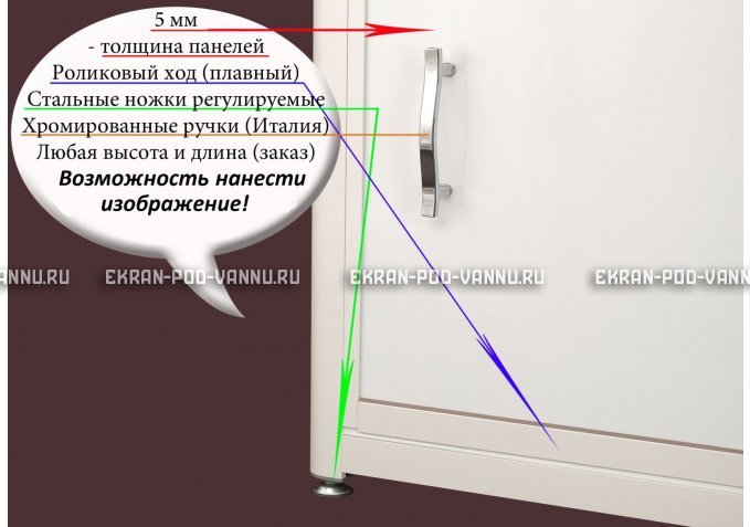 Экран на роликах EUROPLEX изображение 017 – купить по цене 12400 руб. в интернет-магазине в городе Пенза картинка 2