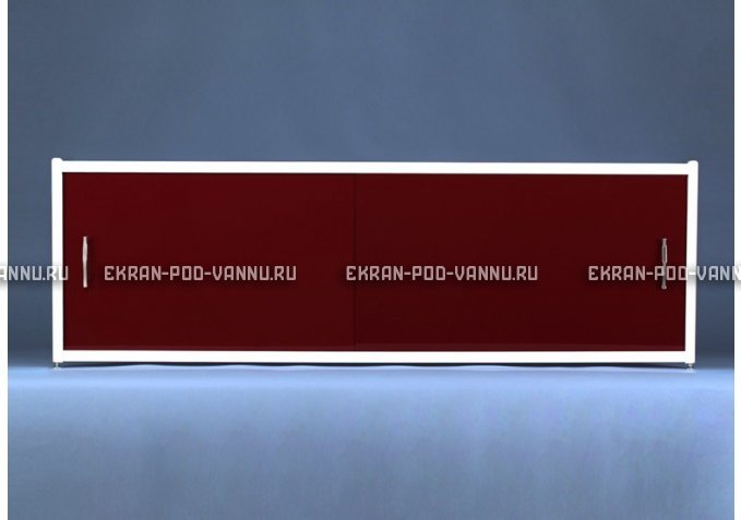Торцевой экран EUROPLEX Комфорт бордовый – купить по цене 8760 руб. в интернет-магазине в городе Пенза картинка 2