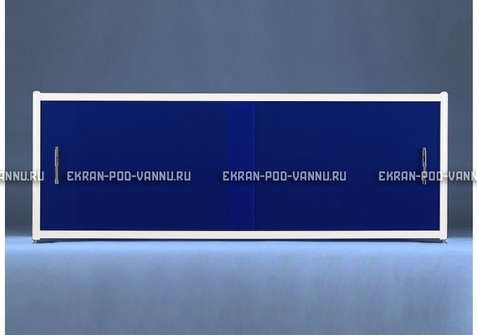 Раздвижной экран EUROPLEX Комфорт синий – купить по цене 6750 руб. в интернет-магазине в городе Пенза картинка 1