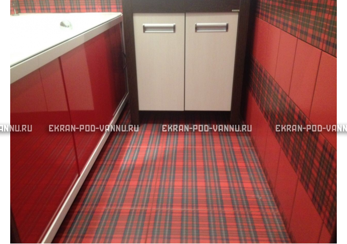 Экран раздвижной EUROPLEX Комфорт красный – купить по цене 6250 руб. в интернет-магазине в городе Пенза картинка 3
