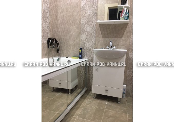 Раздвижной экран EUROPLEX Роликс Зеркальный – купить по цене 9700 руб. в интернет-магазине в городе Пенза картинка 5