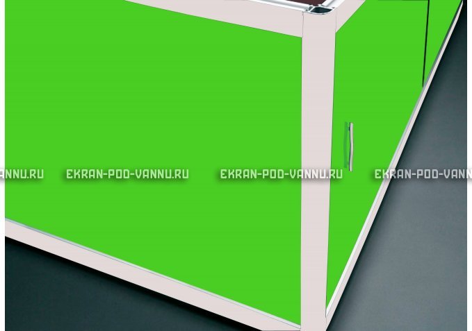 Торцевой экран EUROPLEX Комфорт салатовый – купить по цене 8760 руб. в интернет-магазине в городе Пенза картинка 1