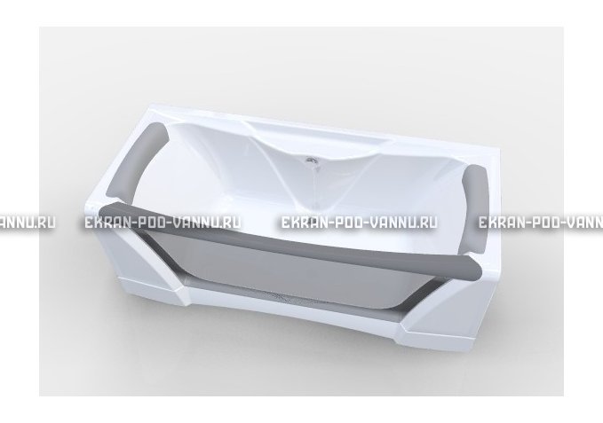 Прозрачная ванна 1MarKa Dolce Vita 180x80 – купить по цене 43200 руб. в интернет-магазине в городе Пенза картинка 2