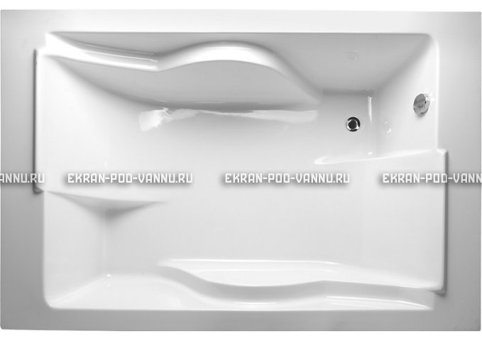 Акриловая ванна Vayer Coral 180x120 – купить по цене 33850 руб. в интернет-магазине в городе Пенза картинка 2