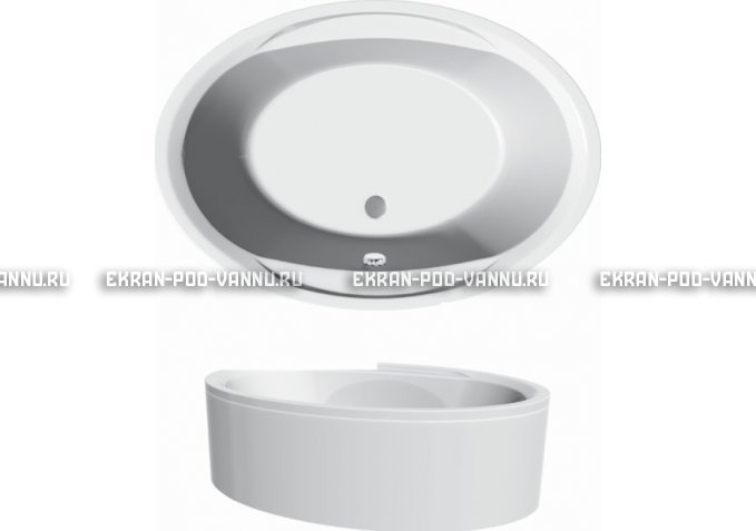 Акриловая ванна Vayer Opal 180x120 – купить по цене 33850 руб. в интернет-магазине в городе Пенза картинка 3