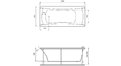 Акриловая ванна Relisan Loara 180x80 – купить по цене 23580 руб. в интернет-магазине в городе Пенза картинка 17