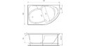 Акриловая ванна Relisan Sofi 170x105 – купить по цене 23480 руб. в интернет-магазине в городе Пенза картинка 17