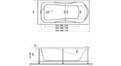 Акриловая ванна Relisan Elvira 160x75 – купить по цене 15940 руб. в интернет-магазине в городе Пенза картинка 13