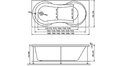 Акриловая ванна Relisan Lada 120x70 – купить по цене 10590 руб. в интернет-магазине в городе Пенза картинка 13