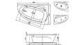 Акриловая ванна Relisan Zoya 150x95 – купить по цене 19230 руб. в интернет-магазине в городе Пенза картинка 13
