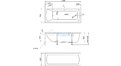Акриловая ванна 1MarKa Modern 150x70 – купить по цене 9210 руб. в интернет-магазине в городе Пенза картинка 17