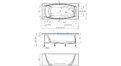 Отрезная ванна 1MarKa Pragmatika 173-155х75 см  – купить по цене 15450 руб. в интернет-магазине в городе Пенза картинка 25