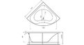 Акриловая ванна Vayer Gaja 150x150 – купить по цене 30350 руб. в интернет-магазине в городе Пенза картинка 20