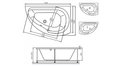 Акриловая ванна Vayer Ismena 160x105 – купить по цене 28350 руб. в интернет-магазине в городе Пенза картинка 21