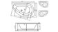 Акриловая ванна Vayer Ismena 160x105 – купить по цене 28350 руб. в интернет-магазине в городе Пенза картинка 10